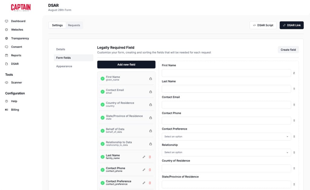 DSAR Automation