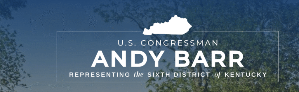 Andy Barr working on GLBA Federal Privacy Law