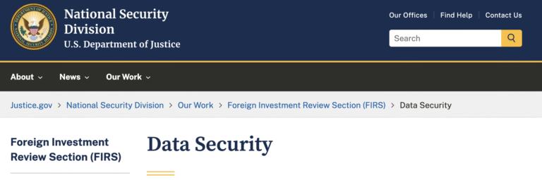 Distinguishing the Protecting Americans’ Data from Foreign Adversaries Act (PADFA) from the DOJ’s Data Security Program (DSP): A Comparative Academic Analysis