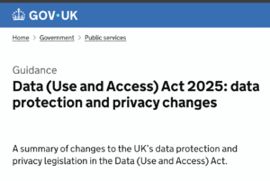 DUAA UK Privacy