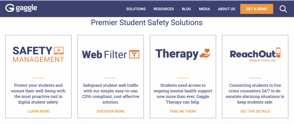 Privacy Issues with Gaggle and AI for students