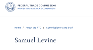 Samuel Levine FTC Enforcement over COPAA Privacy Violations