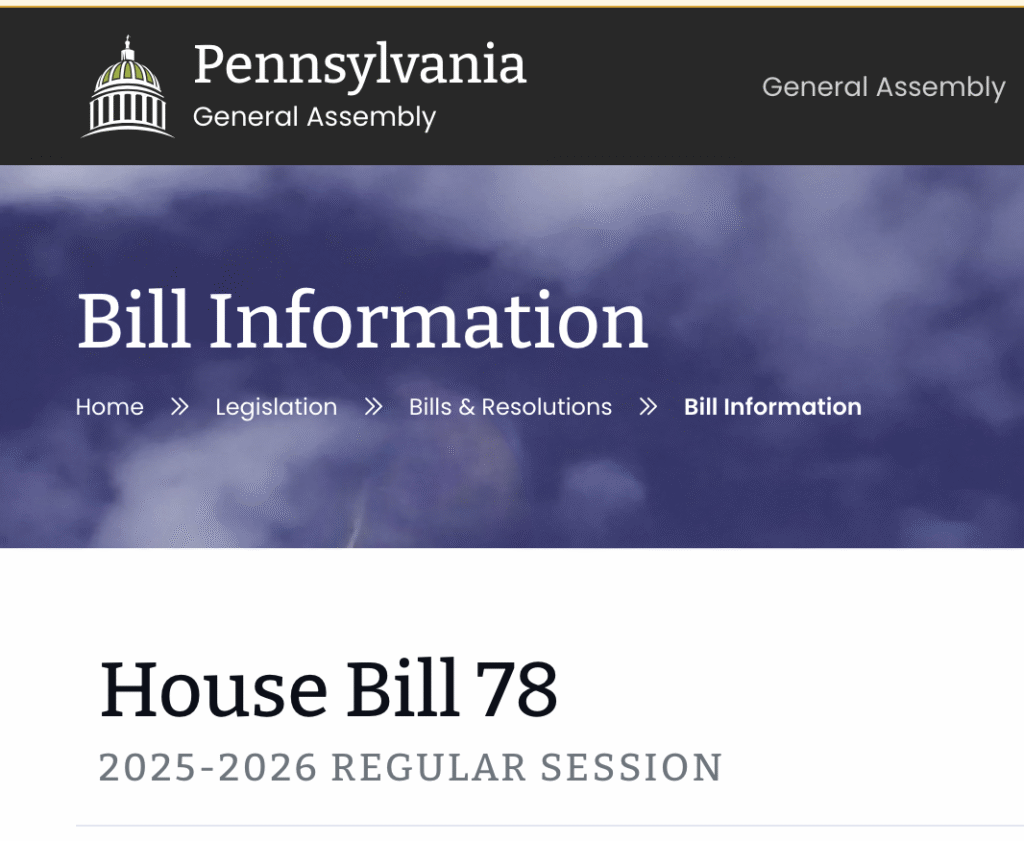 PA House Bill 78