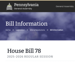 PA House Bill 78
