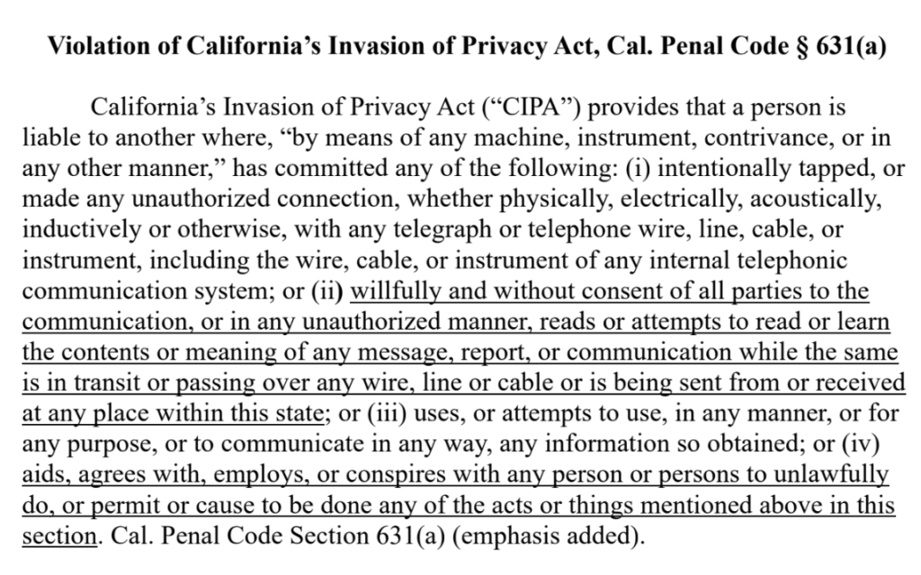 Vivek Shah's CIPA Pro Se Complaint