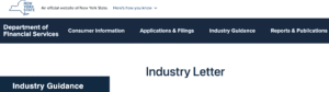 New York State Industry Enforcement
