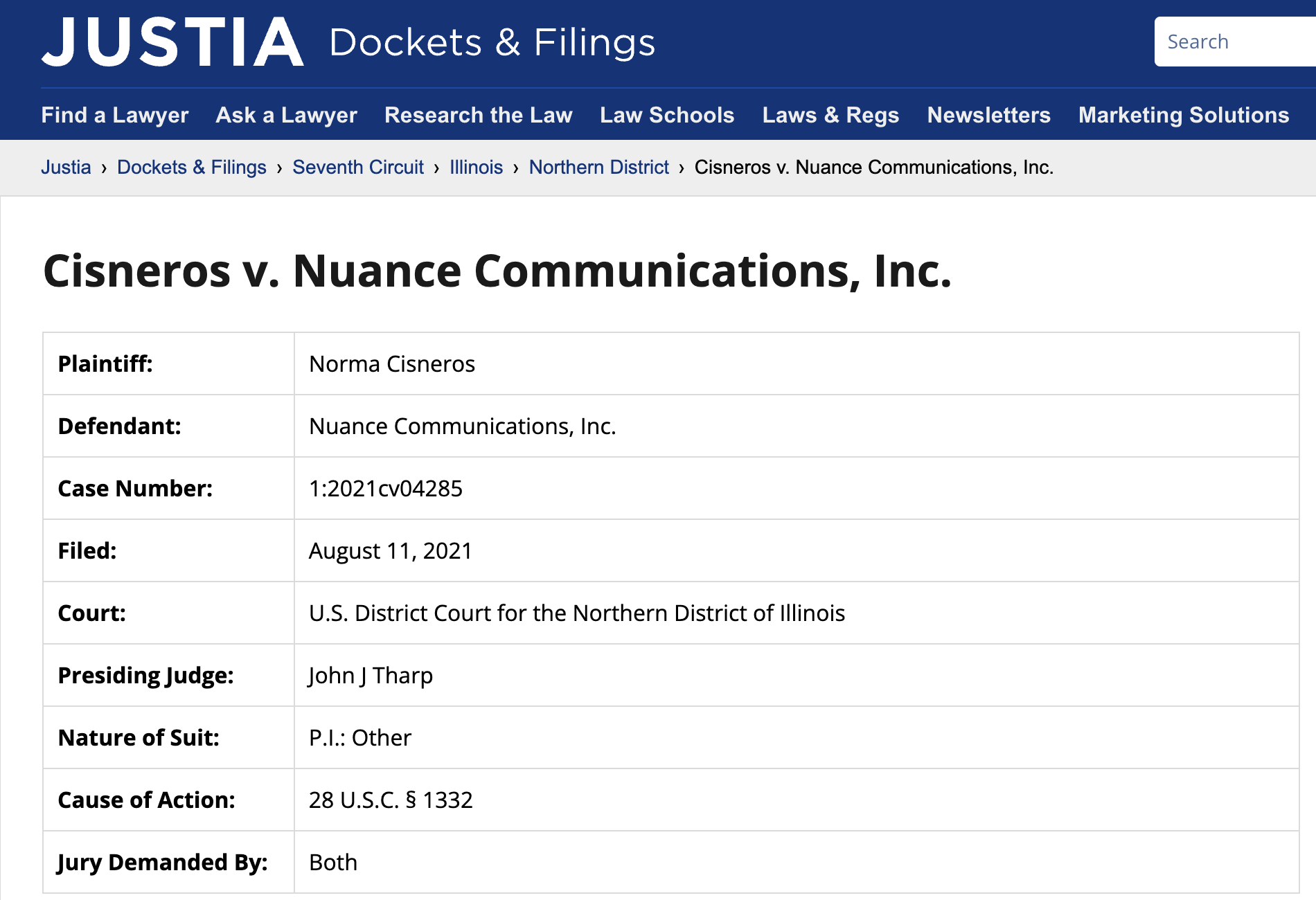 Nuance Communications involved in Data Collection Violation: The Cisneros  BIPA Lawsuit and the Battle Over Voice Privacy - Captain Compliance