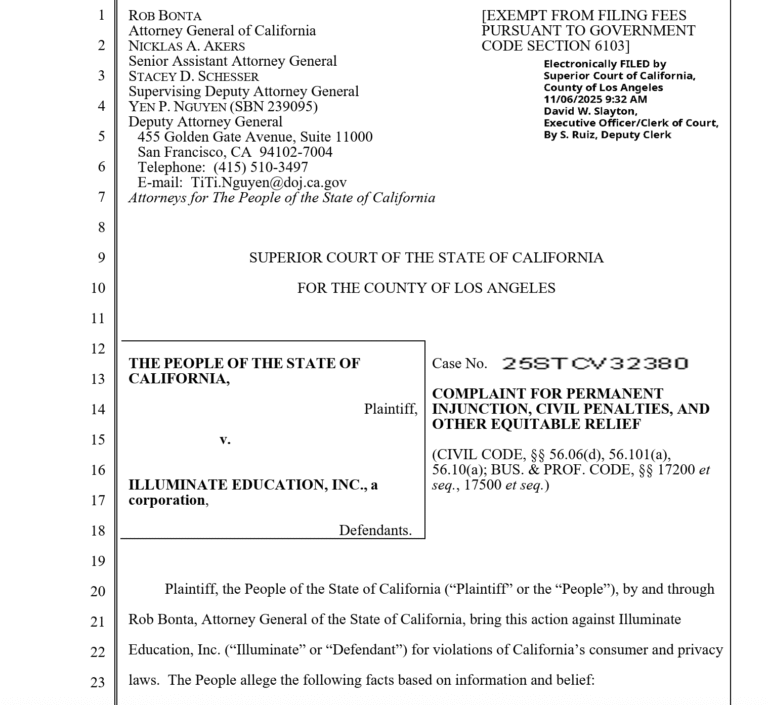 Illuminate’s $5.1M Settlement Highlights California’s Tougher Stance on Student Data Privacy