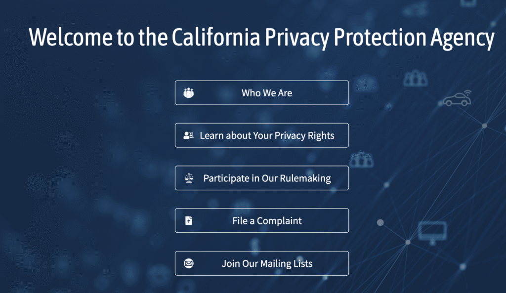 CalPrivacy protection authority