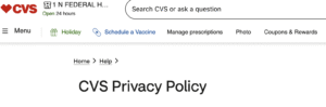 CVS Privacy Class Action Lawsuit