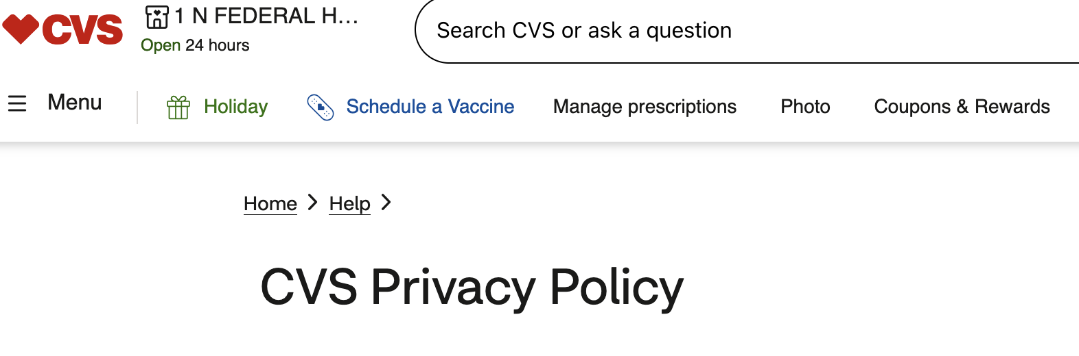 CVS Privacy Class Action Lawsuit