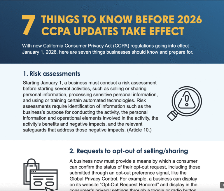 7 Critical CCPA Updates You Must Prepare for Before January 1st