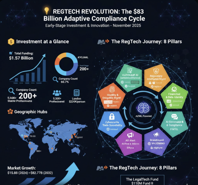 The Legal Tech Fund RegTech Market Map Featuring Captain Compliance