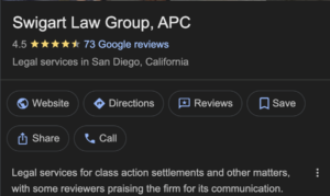 Swigart Law Group Reviews