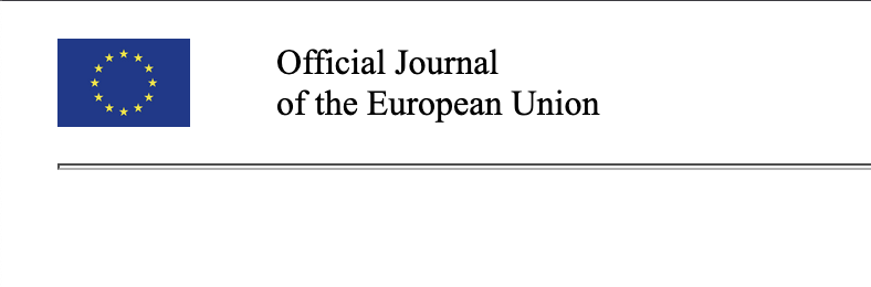 Official Journal of the European Union