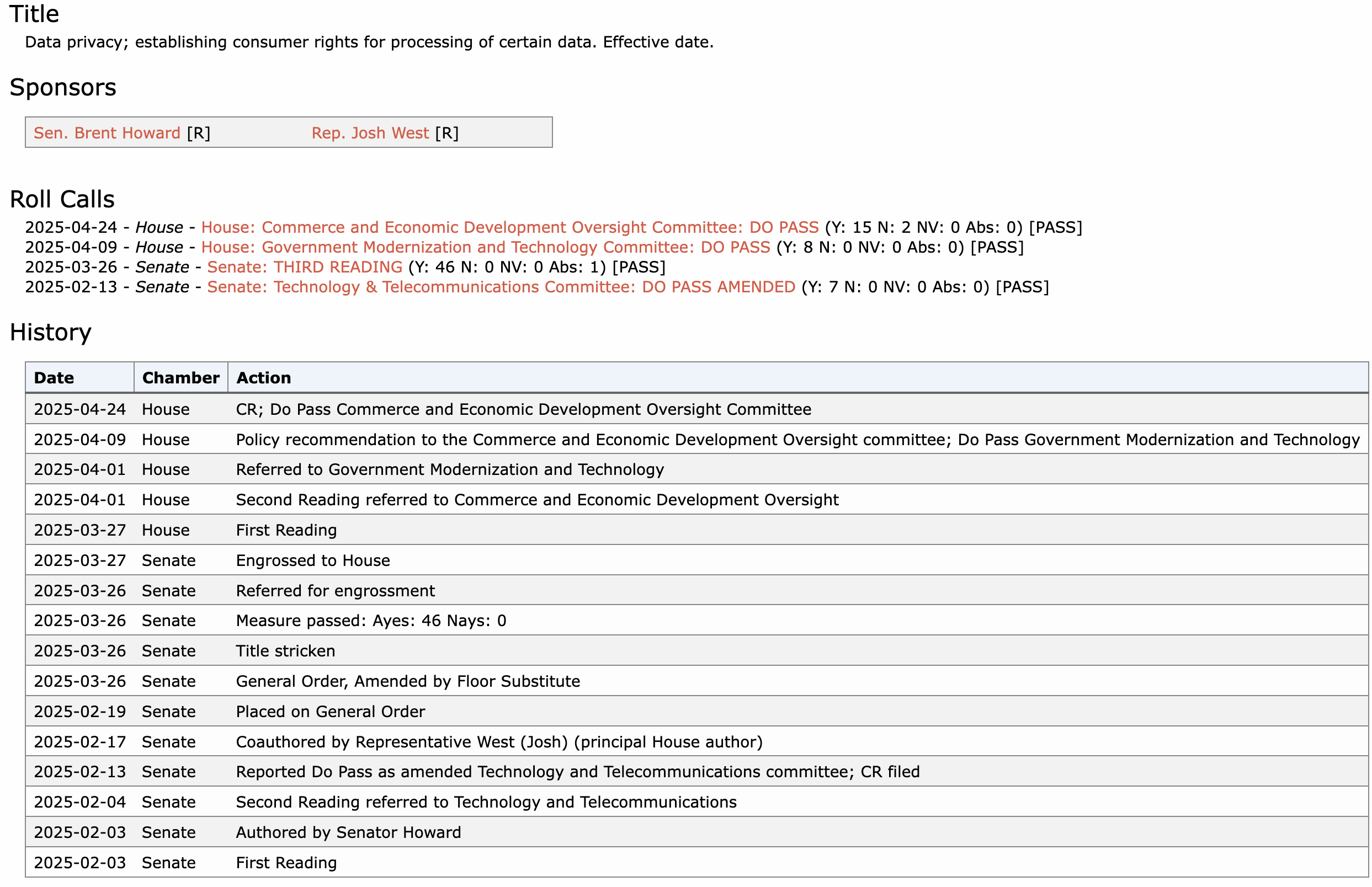 OCDPA - Oklahoma Computer Data Protection Act