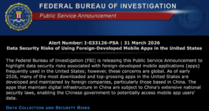 FBI Warns Americans: Foreign-Developed Mobile Apps — Especially Chinese