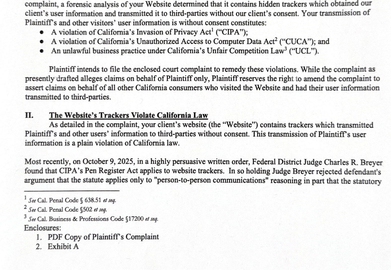 What Is the California Unauthorized Access to Computer Data Act — And Why Is It Showing Up in Meta Pixel and TikTok Lawsuits?