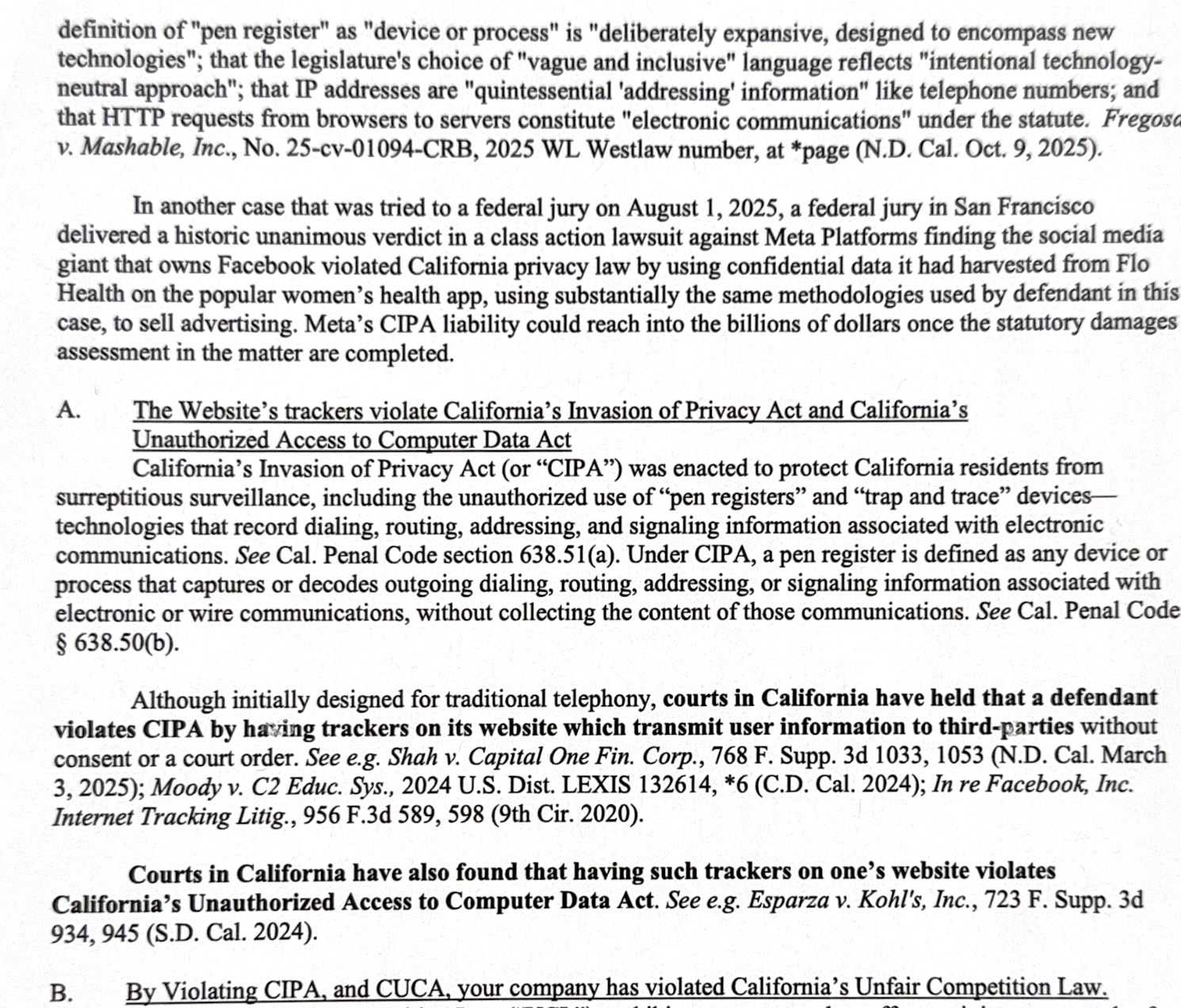 Your Tracking Pixel May Be an Illegal Hack: Inside California's Unauthorized Access to Computer Data Act Litigation Wave
