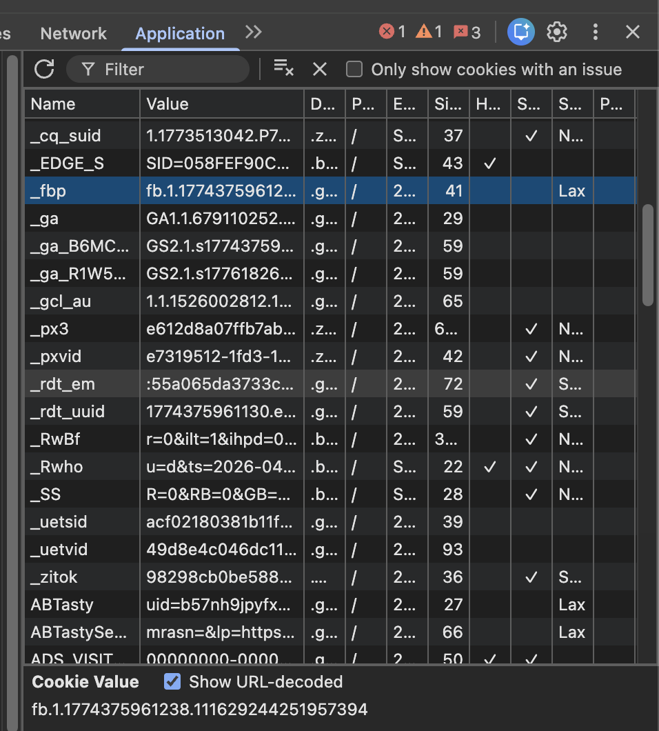 A Check to see if my site use cookies