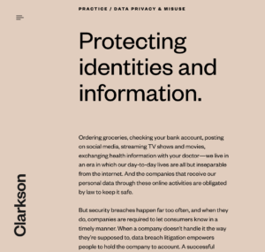 Clarkson Data Privacy and Pixel Firm