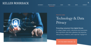 Keller Rohrback L.L.P. Privacy Lawsuit Firm Seattle