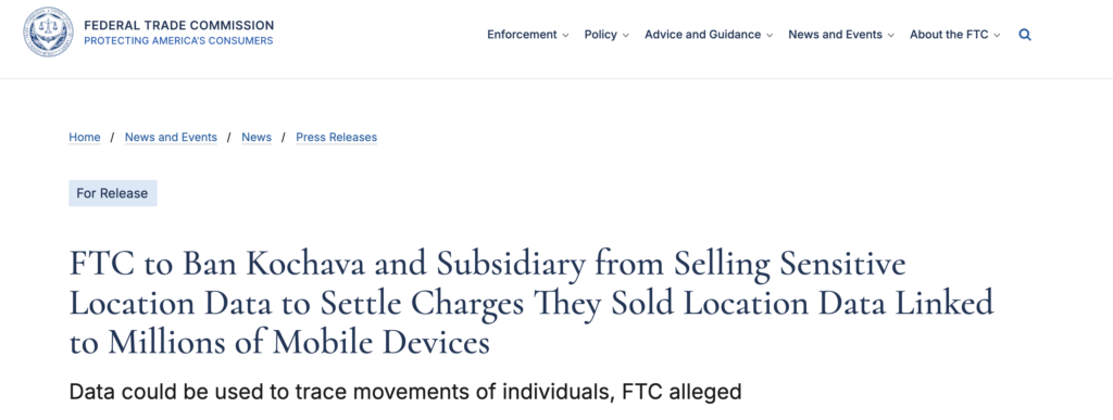 FTC Kochava Settlement