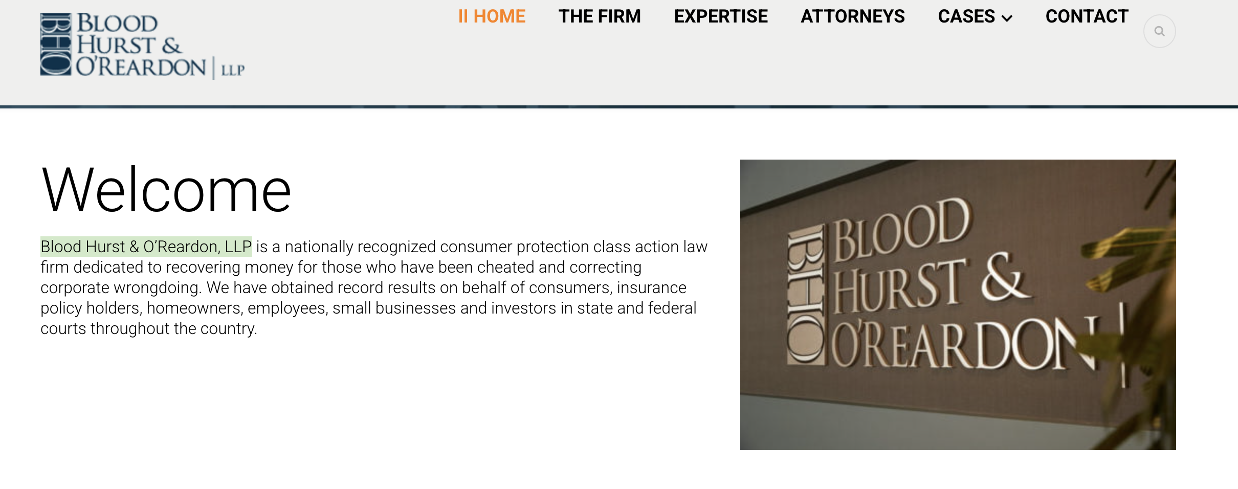 Blood Hurst & O’Reardon Privacy Lawsuits