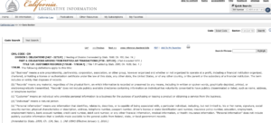 California Customer Records Act (CRA)