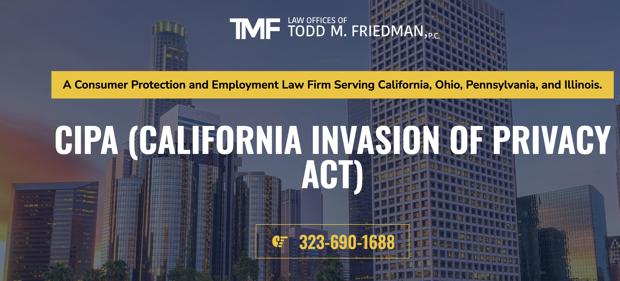 Todd Friedman Privacy Lawyer for Plaintiffs Counsel
