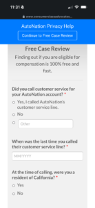 autonation privacy help