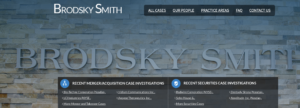Brodsky Smith Law Firm Privacy Litigation