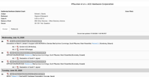 Pflaumer v. Ace Hardware Privacy Lawsuit Case