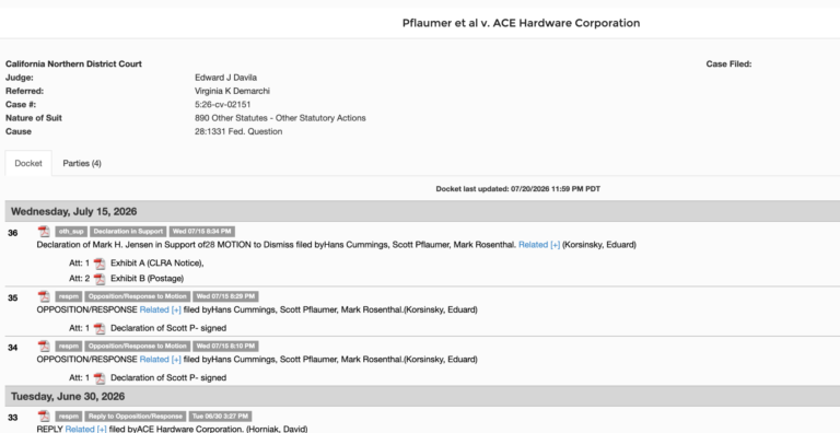 Ace Hardware Broken Consent Banner Privacy Case Expands Damages Beyond $5,000