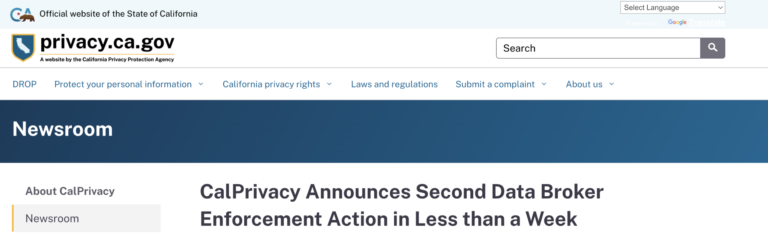 CalPrivacy Hits Second Data Broker in Days: Cybba Fined $52,400 for Skipping Registry